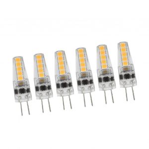 G4 Ampoules Led Dimmable 2w Bi Pin Base 3000k Blanc Chaud - Paquet De 10 Ac 12-24v - Neuf