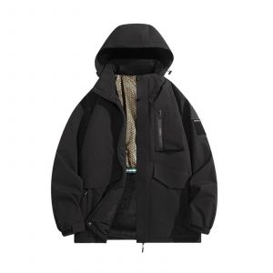 Hommes Manteau De Veste De Costume Noir Blanc De Transition Léger Veste Outdoor - Neuf