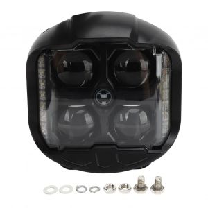 Phares de travail tout-terrain 5,5 pouces 5800 lm 6000 K a 7000 K IP67 etanches universels pour voitures, jeeps, VTT, UTV, SUV, camions, remorques - Neuf