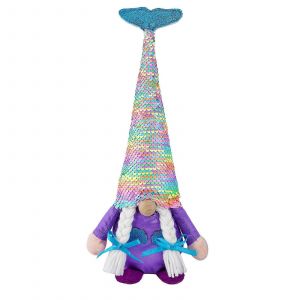 Durable de No&euml;l sans Visage Gnome Permanent des Ornements de D&eacute;corations de No&euml;l Nain de Poisson pour le Festival d'Approvisionnements de Partie - Neuf