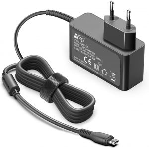 Bloc d'alimentation 27 W - Chargeur USB C - C&acirc;ble de charge pour batterie de d&eacute;marrage YaberAuto YA100 YA40 YA50 YR800, ACEZUK &iquest;M03-DE, TREKURE Beta06, CARHEV JS01 Povasee A40 ASPERX AX260 AX3000 - Neuf