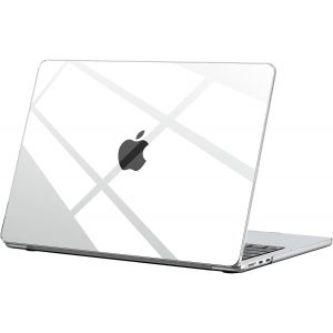acdsgd-Coque Compatible avec MacBook Air 13 Pouces M4 M3 M2 2025 2024 2022 (A3240 A3113 A2681) Mac 13,6 Case &Eacute;tui Rigide, Housse de Protection Anti-Rayures Cover - Cristal Transparent - Neuf