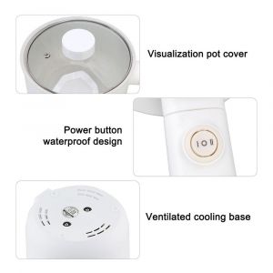 2 1.8l Hot Pot &Eacute;lectrique Multifonction Grande Capacit&eacute; Hot Pot Cuiseur Ob - Neuf