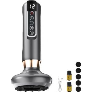 Masseur Anti Cellulite, Réglable Masseur Anti-Cellulite Electrique Anti Cellulite, Niveau 12 Appareil Anti-Cellulite, Convient Pour Le Massage Du Dos, Du Cou Et Des Jambes (Gris) - Neuf