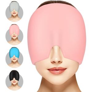 Chapeau Migraine,180&deg; Bonnet Migraine Relief Cap En Gel, Masque Migraine Et C&eacute;phal&eacute;es,Chapeau De Soulagement Des Maux De T&ecirc;te Pour Les Migraines Et Soulagement Des Tensions.[S39] - Neuf