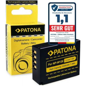 NP-W126 Batterie 1020mAh Compatible avec Fuji Fujifilm XM5 X100F X100V X100VI XA1 XA2 XA3 XA5 XS10 XT3 XT20 XT30 II XT5 XT50 X-M5 X M5 X-S10 X-T3 X-T50 NPW126s NP W126s NPW126 W126 - Neuf