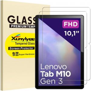 2 Pi&egrave;ces, Protection &Eacute;cran Glass Pour Lenovo Tab M10 3Rd Gen 10.1 Pouces Verre Tremp&eacute; [235 * 154Mm/ 9.25 * 6.06""] - Neuf