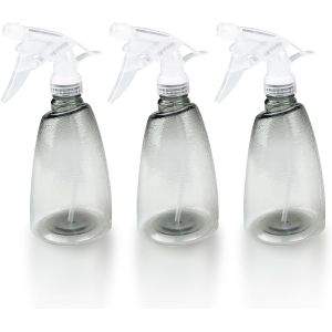 KALANKA-3 Pièces Vaporisateur Vide 500 ml, Rechargeable Gâchette en Plastique Flacon Pulvérisateur, 2 Pulvérisation Modes Transparent Spray Bouteilles, pour Nettoyage, Plante, Cheveux, Jardin - Neuf