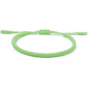 Kal-Bracelet Tib&eacute;tain Tiss&eacute; &Agrave; La Main, R&eacute;glable De 15 &Agrave; 24 Cm, Pour Homme Et Femme, Noeud Bouddhiste Traditionnel | Amulettes De Chance Et De Protection | Bracelets En Fil Rouge | Bracelet Fil - Neuf