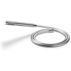 25S1 Douchette Douche Salle De Bain + Flexible Douche 1m50 Universel | Pommeau Douche Economiseur D'eau | Pommeau De Douche Laiton Chromé | Tuyau Douche PVC - Neuf