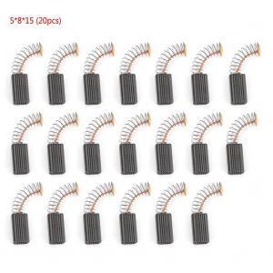 Lot de 20 balais de charbon conducteurs remplacables pour perceuse electrique 003 5 x 8 x 15 mm - Neuf