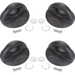 Boutons De Remplacement Universels Pour Couvercles De Casseroles, Poignées De Couvercles En Verre Pour Ustensiles De Cuisine, Boutons De Maintien, Boutons En Bakélite Avec Vis (4) - Neuf