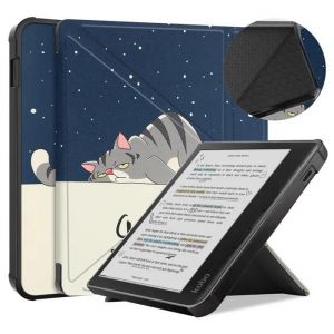 Antichoc Housse Pour KOBO Libra Colour Liseuse eBook Housse avec Support Pliant Housse Protection Coque LM - Neuf
