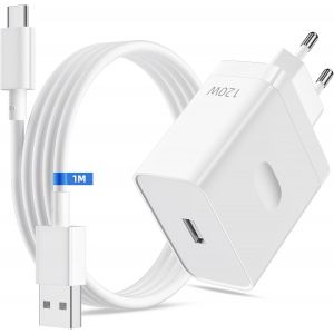 Letnerny-120w Chargeur Rapide Avec C&acirc;ble Usb C 8a 1m Pour Oppo Super Vooc Charge,Usb C Chargeur Secteur Pour Oppo Find X8 Ultra Find X8 Pro Reno 13 Pro Reno13f Pour Oneplus 13t 13 13r 12 11 Nord 4 Ce - Neuf