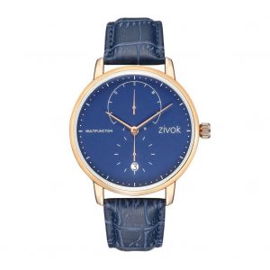 Zivok Mode Hommes Simple Rond Cadran Quartz Mouvement Sports Montre D'affaires(02) - Neuf