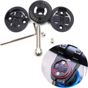 VornixorSarlshop-Garmin Edge Support pour Tige de v&eacute;lo pour Ordinateur Garmin Bryton Cycling GPS, Compatible avec Garmin 1000, 820, 810, 800, 520, 510, 500, 200 et Bryton 530 330 310 100 (Noir) - Neuf