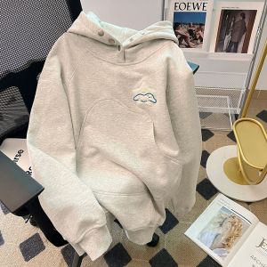 Sweat-Shirt En Pur Coton Pour Femme Printemps Et Automne T-Shirt À Manches Longues À Capuche Mince Hauts Vêtements Pour Femmes De Grande Taille - Neuf