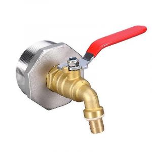 Robinet de tambour de 2 pouces Robinet de baril en laiton avec joint Epdm pour tambour de 55 gallons - Neuf