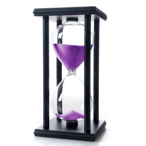 Sablier en bois violet de 60 minutes - Neuf