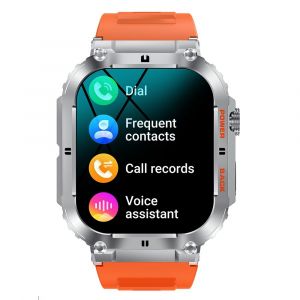 Montre Connect&eacute;e Orange &Eacute;tanche Musique Appels Bluetooth Pour IOS Android YONIS - Neuf