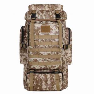 Sac à dos de randonnée de grande capacité, sac à dos de Camping en plein air, sac à dos de Trekking en toile - Neuf