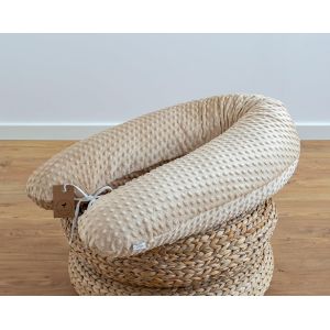 Coussin De Grossesse - Coussin D'allaitement 170 Cm - Coussin Pour Sommeil Lat&eacute;ral 100% Minky - Avec Housse Amovible - Coussin Ergonomique De Grossesse Pour Dormir (Beige) - Neuf