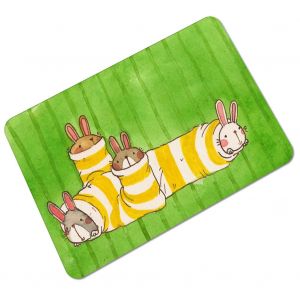 1 Tapis De Sol Motif Animal 75 X 45 Cm, Joli Et Amusant, Idéal Pour La Porte D'entrée, La Chambre, Le Salon Ou La Salle De Bain. - Neuf