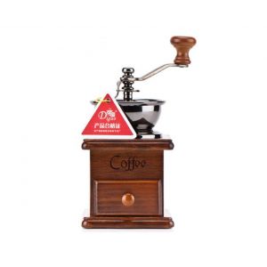 Moulin &Agrave; Caf&eacute; Manuel Avec Mouture R&eacute;glable Et Bo&icirc;te &Agrave; Poudre Magn&eacute;tique - Neuf