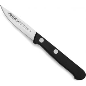 Eryi-Couteau D'office En Acier Inoxydable 80 Mm U2013 Poignée Ergonomique En Polyoxyméthylène, Idéal Pour Éplucher Les Fruits Et Légumes U2013 Noir, Série Universelle - Neuf
