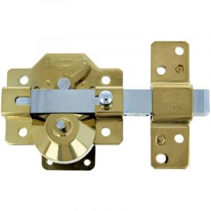 Amig Verrou Haute S&eacute;curit&eacute; 2plus 90 X 154 Mm Acier Or - Neuf