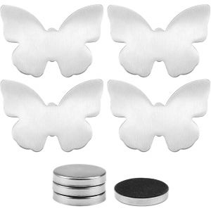 Sjzg-4 Pi&egrave;ces Poids De Nappe Magn&eacute;tique, 53g Poids Nappe De Table Exterieur, Poids Pour Nappe, Poids De Nappe En Acier Inoxydable Extra Lourd Pour Exterieur, Pique Nique, F&ecirc;te, Jardin, Int&eacute;rieur - Neuf