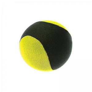 Lot de 6 balles rebondissantes sensorielles, souples et relaxantes, pour jeux, vacances, ext&eacute;rieur, jaune, 60 mm - Neuf