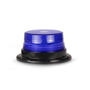 Gyrophare &agrave; LED 12V-24V - Feu clignotant de s&eacute;curit&eacute; bleu pour v&eacute;hicules d'urgence et de chantier - Neuf