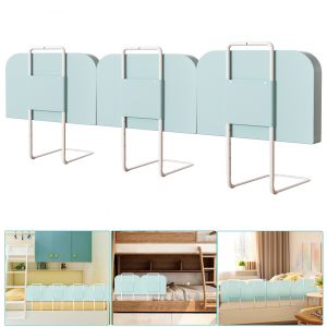 Barri&egrave;re De Lit R&eacute;glable En Hauteur Anti-Chute Tube En Acier R&eacute;glable De 40 &Agrave; 60 Cm Pour Lit D'enfant Lit De Parent 3x60cm Vert - Neuf