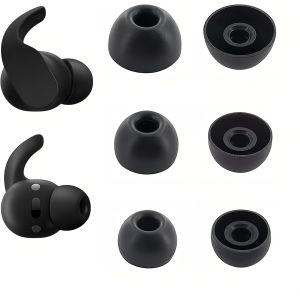 KAL-Embouts De Rechange Pour Beats Fit Pro, Studio Buds Et Studio Buds +, 3 Paires (S/M/L), Embouts En Silicone Souple, R&eacute;duction Du Bruit, Ajustement S&ucirc;r Et Confortable (Noir) - Neuf