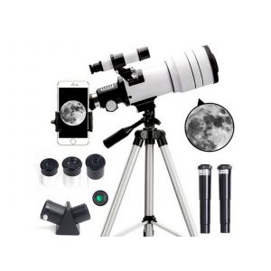 T&eacute;lescope &agrave; grossissement 150x avec tr&eacute;pied pour d&eacute;butants et enfants - Neuf