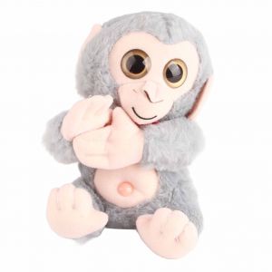 Peluche singe parlant electrique, jouet en peluche doux, dessin anime, cadeau d'anniversaire pour enfants - Neuf
