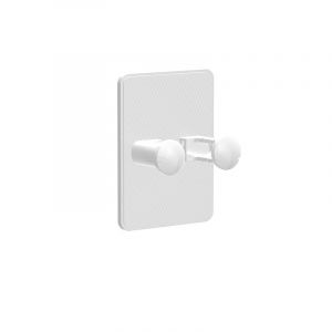 Lot de 2 supports de rasoir pour douche (blanc ne contient pas de rasoir) crochets réglables auto-adhésifs, support de rasoir étanche pour salle de bain, cuisine - Neuf