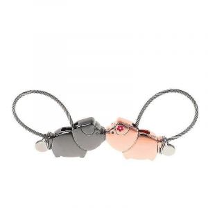 Mini Nouveauté Lucky Pig Couples Serrure Cadenas Serrure De Sécurité Pas De Clés Pas De Mot De Passe Cu - Neuf