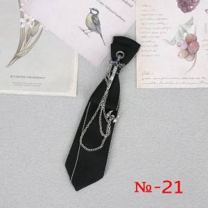 Cravate En Ruban Noir Faite À La Main,Bijoux En Cristal Strass,Chemises Pour Hommes,Nouvelle Fille Et Garçon,Cravates,Uniforme Scolaire Pour Femmes--21 - Neuf