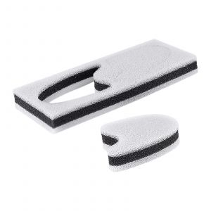 Schaumstoffzehenabscheider S&eacute;parateur D'orteil En Mousse Pour Boule-De-Pied De Soulagement De La Douleur, 3-Couche D'orteil De Phoque, Les S&eacute;parateurs D'orteil, Noir - Neuf