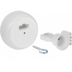 Kit point de centre DCL saillie avec piton et douille E27 EUROHM - Neuf