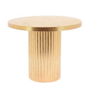 PR&Eacute;SENTOIR SOCLE M&Eacute;TAL CANELL&Eacute; 25X20CM OR VIELLI - Neuf