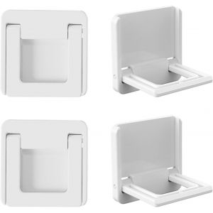 Kalanka-Ensemble De 4 Serrures De Porte Coulissantes En Verre De Sécurité Pour Enfants Serrures De Fenêtre De Protection Pour Enfants, Serrures De Porte Coulissantes Et Serrures De Fenêtre - Neuf