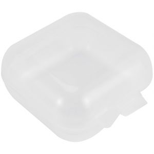 50Packs petits r&eacute;cipients en plastique transparent,mini vide m&eacute;lang&eacute;,caisse avec couvercles pour petits articles et autres C - Neuf