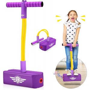 Eryi-Ballon Sauteur,Pogo Stick Jeu Enfant 3 4 5 6 7 8 Ans Pogo Jumper Jouet Garcon 3-12 Ans Jouet Enfant Exterieur Cadeau Anniversaire Jouet Fille 3-12 Ans Cadeau Garcon 3-12 Ans - Neuf