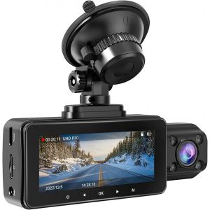 JGD-Dashcam Vision Nocturne Avant Arriere Interieur avec Hardwire (Dashcam Avant Interieur) - Neuf