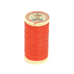 Fil Lin Glac&eacute; 30 M &iquest; Fil Au Chinois &iquest; N&deg; 40 &iquest; Fil De Lin Retors, Lisse, R&eacute;sistant. Color : 380 Tango - Neuf