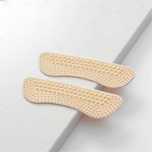 2 Paires De Poign&eacute;es De Talon Pour Talons Hauts,Talons En Silicone Poign&eacute;e D'autocollant Pour Chaussures L&acirc;ches Antid&eacute;rapant Emp&ecirc;che Le Frottement Des Ampoules-L-Beige - Neuf