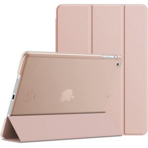 &Eacute;tui pour iPad Air 1st Edition (Pas pour iPad Air 2), Housse Coque avec Support Fonction et Veille/R&eacute;veil Automatique (Or Rose) - Neuf